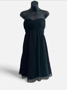 J.Crew 100% Silk Strapless Dress – Size 6